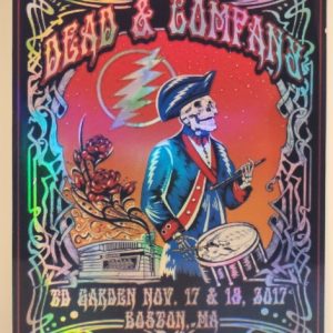 Dead and Company - TD Garden Boston MA November 17 2017 - Live Concert Poster Vinyl Foil STICKER - 131229s