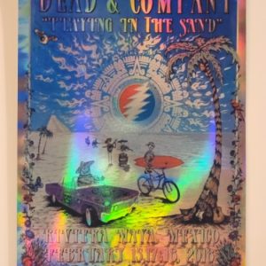 Dead and Company - Riviera Maya Mexico February 15 2018 - Live Concert Poster Vinyl Foil STICKER - 131102s
