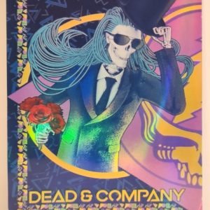 Dead and Company - Nassau Veterans Coliseum Uniondale NY November 5 2019 - Live Concert Poster Vinyl Foil STICKER - 131439s