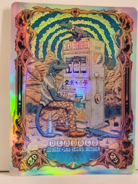 Dead and Company - Sphere Las Vegas NV May 16 2024 - Live Concert Poster Vinyl Foil STICKER - 131121s