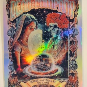 Dead and Company May 18 2024 Sphere Las Vegas NV - Live Concert Poster Vinyl Foil STICKER - 131060s
