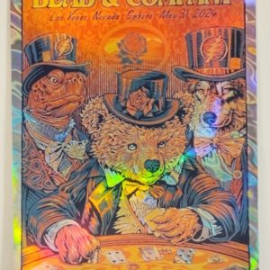 Dead and Company - Sphere Las Vegas NV May 31 2024 - Live Concert Poster Vinyl Foil STICKER - 131077s