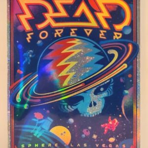 Dead and Company - Sphere Las Vegas NV June 1 2024 - Live Concert Poster Vinyl Foil STICKER - 131118s