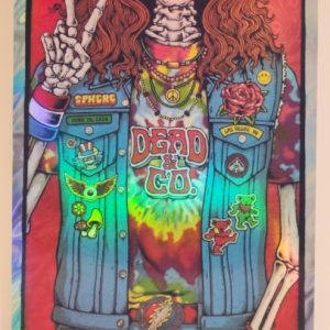 Dead and Company - Sphere Las Vegas NV June 20 2024 - Live Concert Poster Vinyl Foil STICKER - 131205s
