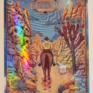 Dead and Company - Sphere Las Vegas NV July 5 2024 - Live Concert Poster Vinyl Foil STICKER - 131367s