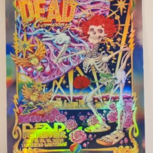 Dead and Company - Sphere Las Vegas NV July 11 2024 - Live Concert Poster Vinyl Foil STICKER - 131097s