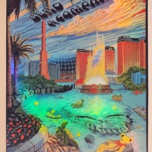 Dead and Company - Sphere Las Vegas NV July 13 2024 - Live Concert Poster Vinyl Foil STICKER - 131292s