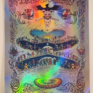 Dead and Company - Sphere Las Vegas NV March 20 2025 - Live Concert Poster Vinyl Foil STICKER - 131092s