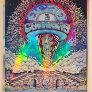 Dead and Company - Sphere Las Vegas NV March 21 2025 - Live Concert Poster Vinyl Foil STICKER - 131075s