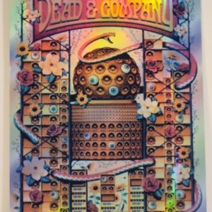 Dead and Company - Sphere Las Vegas NV March 22 2025 - Live Concert Poster Vinyl Foil STICKER  - 131111s