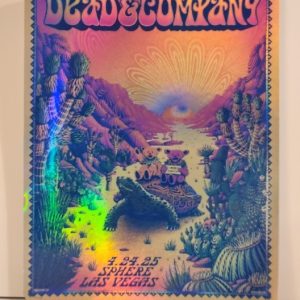 Dead and Company - Sphere Las Vegas NV April 24 2025 - Live Concert Poster Vinyl Foil STICKER - 131030s
