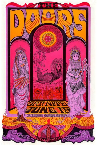Doors - Sacramento Memorial Auditorium CA June 16 1967 – Live Concert Poster Wall Art Print - 133003 - Image 2