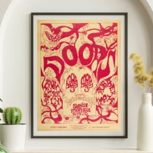 Doors - Santa Monica Civic Santa Monica CA July 3 1967 - Live Concert Poster Wall Art Print - 133002