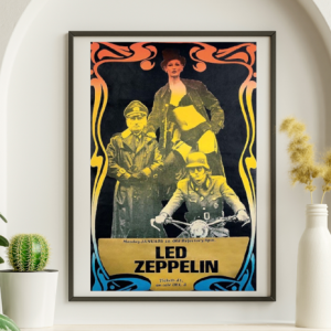 Led Zeppelin - Old Refectory Southampton University January 22 1973 – Live Concert Poster Wall Art Print - 156003