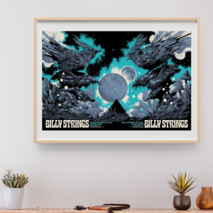 Billy Strings - Fox Theater Oakland CA September 9 2021 FULLSHEET - Live Concert Poster Wall Art Poster Print - 112013