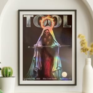 Tool - Blue Cross Arena Rochester NY November 6 2023 FOIL - Live Concert Poster Wall Art Print - 198019