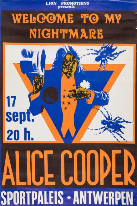 Alice Cooper - Antwerp Belgium September 17 1975 – Live Concert Poster Wall Art Print - 254011 - Image 2