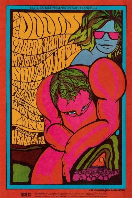 The Doors - Fillmore Auditorium SF CA November 15 1967 BG-93 - Live Concert Poster Wall Art Print - 133010 - Image 2
