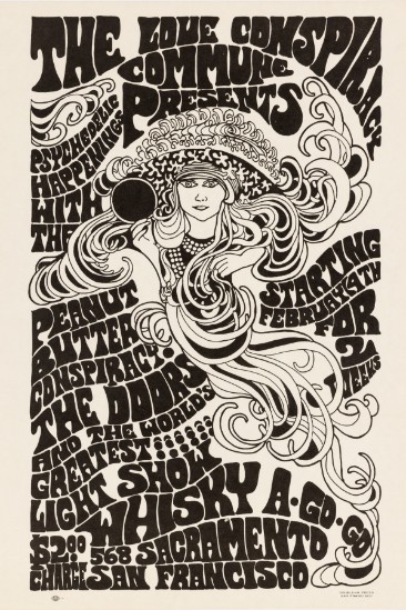 Doors - Whisky a Go Go Los Angeles CA February 4 1967 - Live Concert Poster Wall Art Print - 133014 - Image 2