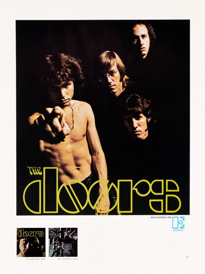 Doors 1967 Elektra Album Promo - Live Concert Poster Wall Art Print - 133034 - Image 2