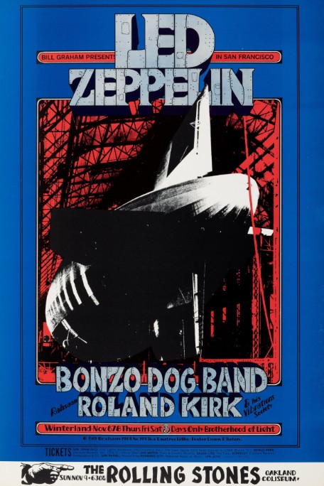 Led Zeppelin - Winterland SF CA November 6 1969 BG-199 - Live Concert Poster Wall Art Print - 156025 - Image 2