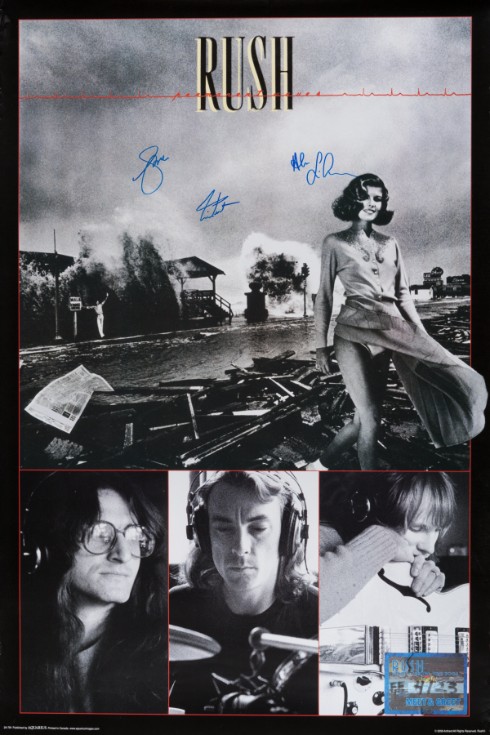Rush 1980 Permanent Waves Signed Promo - Live Concert Poster Wall Art Print - 253002 - Image 2