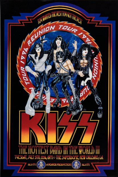 Kiss - Superdome New Orleans LA July 9 1996 - Live Concert Poster Wall Art Print - 154026 - Image 2