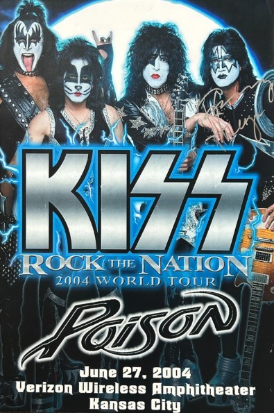 Kiss - Verizon Wireless Kansas City MO June 27 2004 - Live Concert Poster Wall Art Print - 154029 - Image 2
