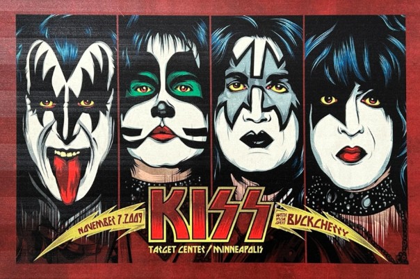 Kiss - Target Center Minneapolis MN November 07 2009 - Live Concert Poster Wall Art Print - 154031 - Image 2
