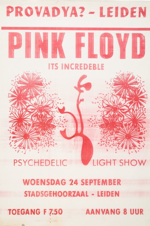 Pink Floyd - Stadsgehoorzal Leiden Netherlands September 24 1969 - Live Concert Poster Wall Art Print - 249022 - Image 2