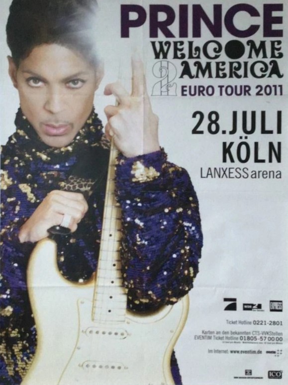 Prince - Koln Germany July 28 2011 – Live Concert Poster Wall Art Print - 175003 - Image 2