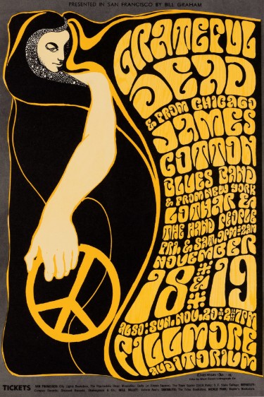 Grateful Dead - Fillmore SF CA November 18 1966 BG-38 - Live Concert Poster Wall Art Print - 142044 - Image 2