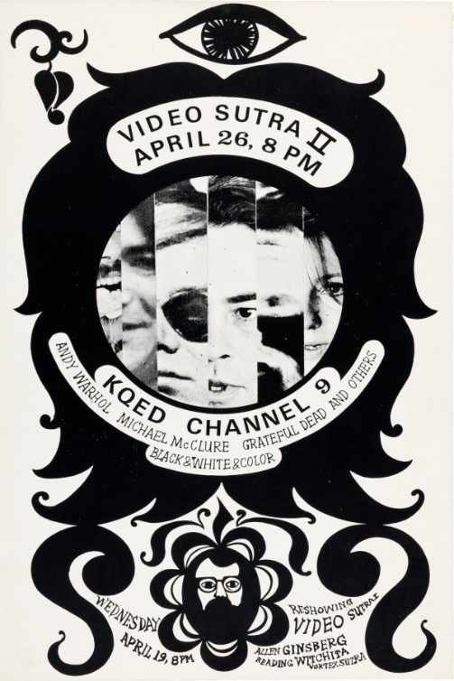 Grateful Dead - KQED Studios SF CA Video Sutra April 26 1967 - Live Concert Poster Wall Art Print - 142067 - Image 2