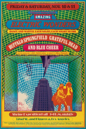Grateful Dead - Shrine Exposition Hall Los Angeles CA November 10 1967 - Live Concert Poster Wall Art Print - 142076 - Image 2