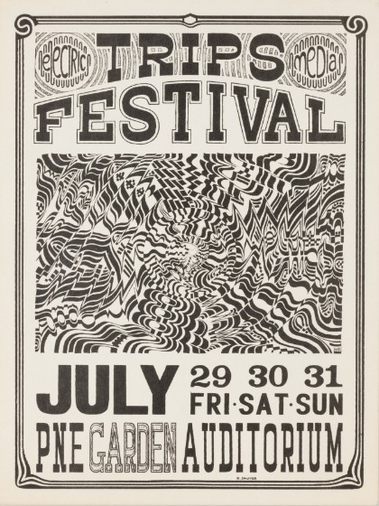 Grateful Dead - PNE Garden Auditorium Vancouver CA July 29 1966 – Live Concert Poster Wall Art Print - 142094 - Image 2