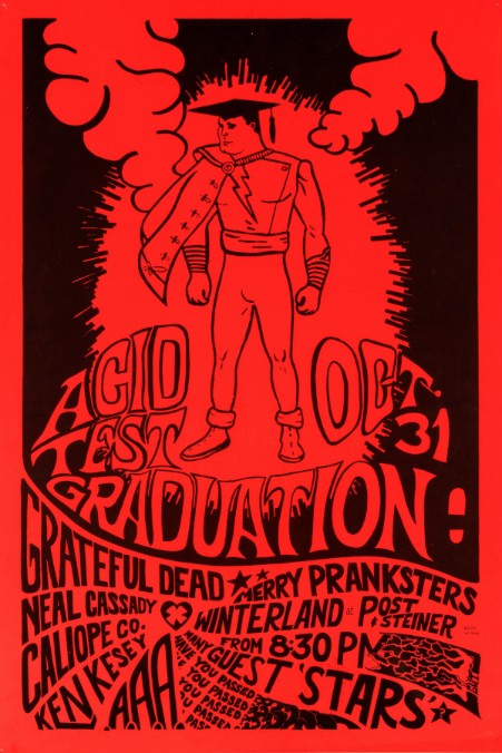 Grateful Dead - Acid Test Graduation Winterland SF CA October 31 1966 – Live Concert Poster Wall Art Print - 142110 - Image 2