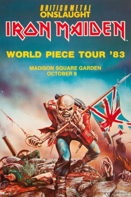 Iron Maiden - Madison Square Garden NY October 8 1983 – Live Concert Poster Wall Art Print - 243006 - Image 2