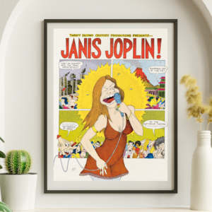 Janis Joplin - The Auditorium Theater Chicago IL November 23 1969 – Live Concert Poster Wall Art Print - 265015