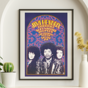 Jimi Hendrix - CNE Coliseum Toronto CA February 24 1968 – Live Concert Poster Wall Art Print - 256031