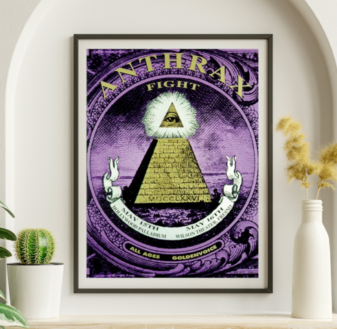 Anthrax - Hollywood Palladium Hollywood CA May 15 1994 - Live Concert Poster Wall Art Print - 258001