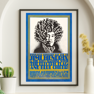 Jimi Hendrix - Shrine Auditorium Los Angeles CA February 10 1968 – Live Concert Poster Wall Art Print - 256039