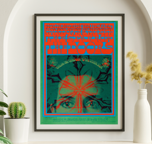 Doors - Avalon Ballroom SF CA FD-50 March 3 1967 - Live Concert Poster Wall Art Print - 133007