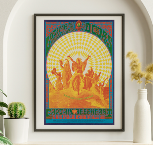 The Doors - Family Dog Denver CO September 29 1967 FD-84 - Live Concert Poster Wall Art Print - 133008