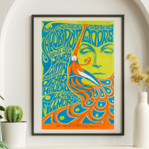 The Doors w Yardbirds Fillmore SF CA July 25 1967 BG-75 - Live Concert Poster Wall Art Print -133009