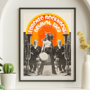 Doors w John Lennon Eric Clapton Toronto Rock Festival Canada September 13 1969 - Live Concert Poster Wall Art Print - 133017