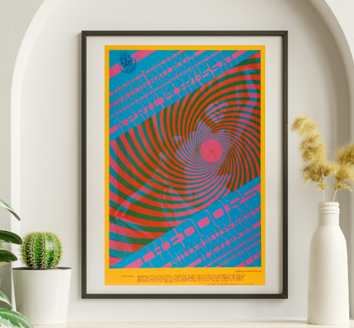 The Doors - Avalon Ballroom SF CA April 14 1967 FD-57 - Live Concert Poster Wall Art Print - 133018