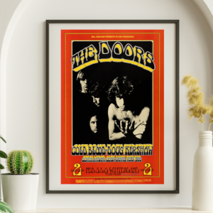 Doors - Winterland SF CA February 5 1970 - Live Concert Poster Wall Art Print - 133019