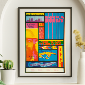 Doors - Santa Rosa Fairgrounds CA April 13 1968 - Live Concert Poster Wall Art Print - 133023