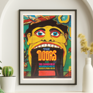 The Doors German Tour 1968 - Live Concert Poster Wall Art Print - 133025