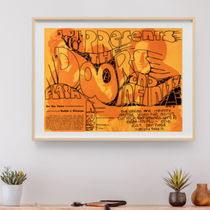 Doors - Legion Merced CA April 7 1967 - Live Concert Poster Wall Art Print - 133031